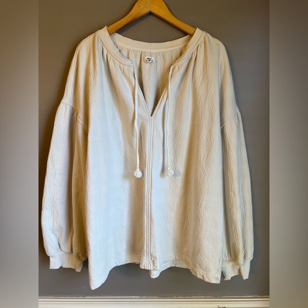 EUC Aerie Easy Street Oversized Sweatshirt XL - Picture 3 of 8
